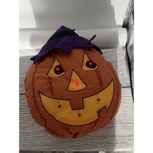 Vintage 1991 Avon Light Up Jack O Lantern Pumpkin Plush Tested Works